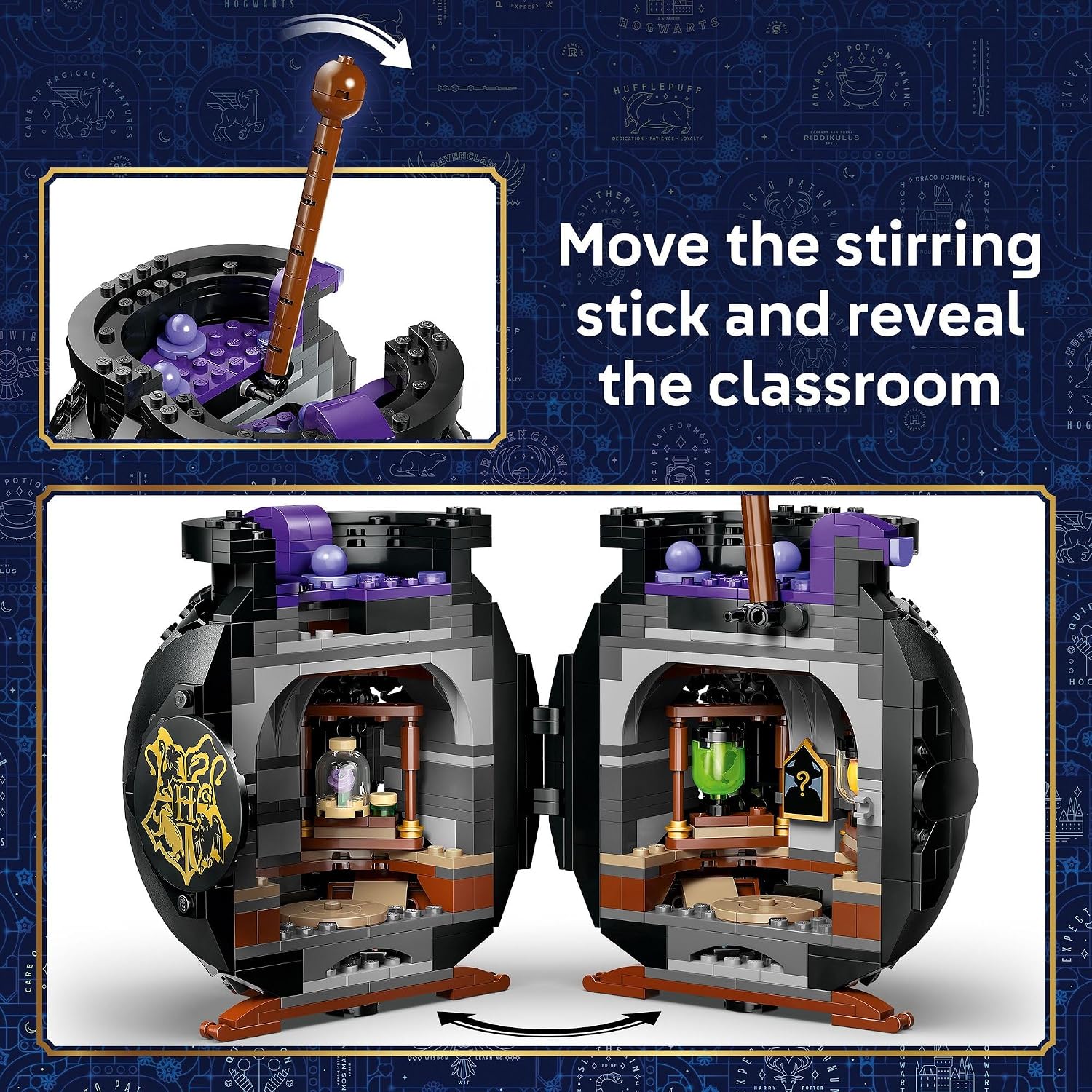 LEGO HARRY POTTER CALDERO MÁGICO AULA DE POCIONES 76464 - 3