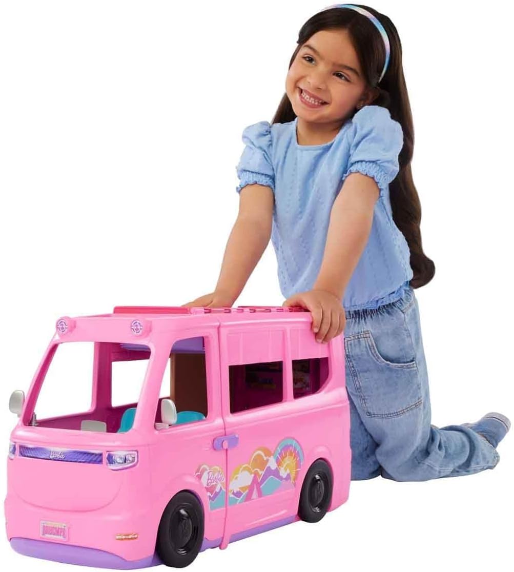 SET DE CAMPAMENTO BARBIE DREAM CAMPER CON ACCESORIOS - 4