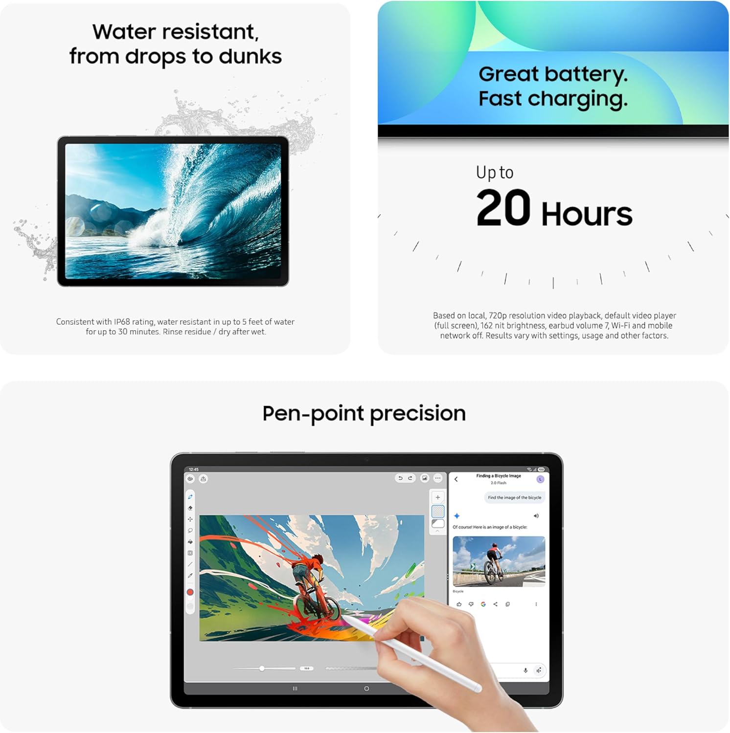 TABLET SAMSUNG GALAXY TAB S10 FE 128GB WIFI AZUL - 4