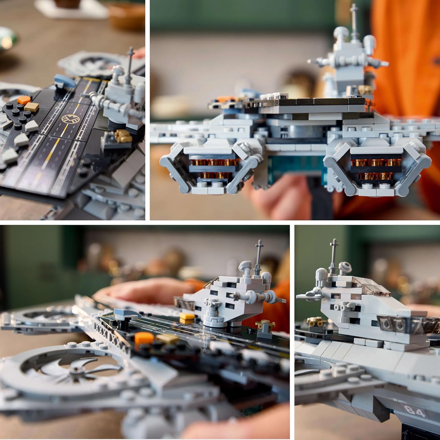 SET DE CONSTRUCCIÓN LEGO 76295 AVENGERS HELICARRIER 509 PIEZAS MARVEL INFINITY SAGA - 5