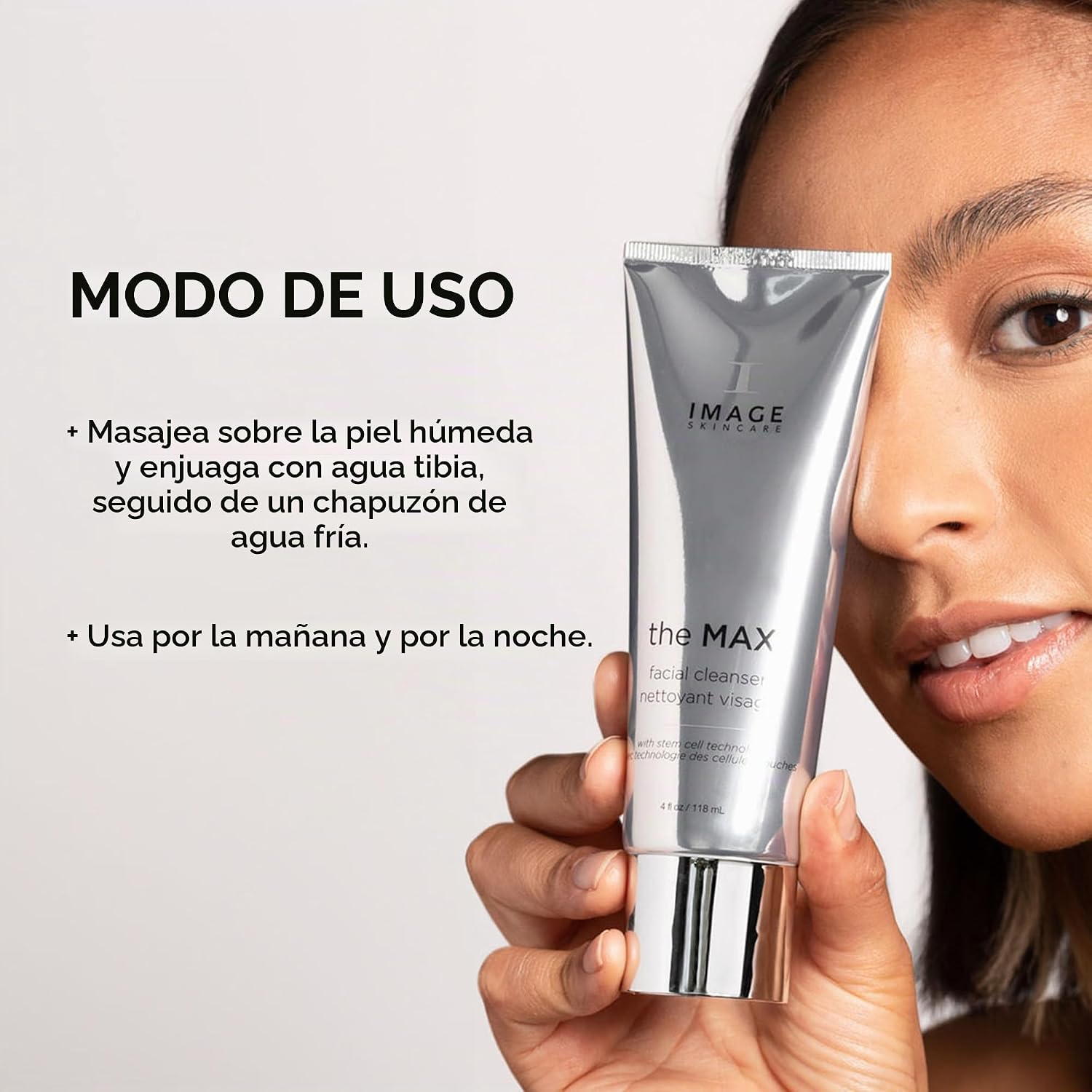 LIMPIADOR FACIAL IMAGE SKINCARE THE MAX CON PÉPTIDOS 4 FL OZ - 4