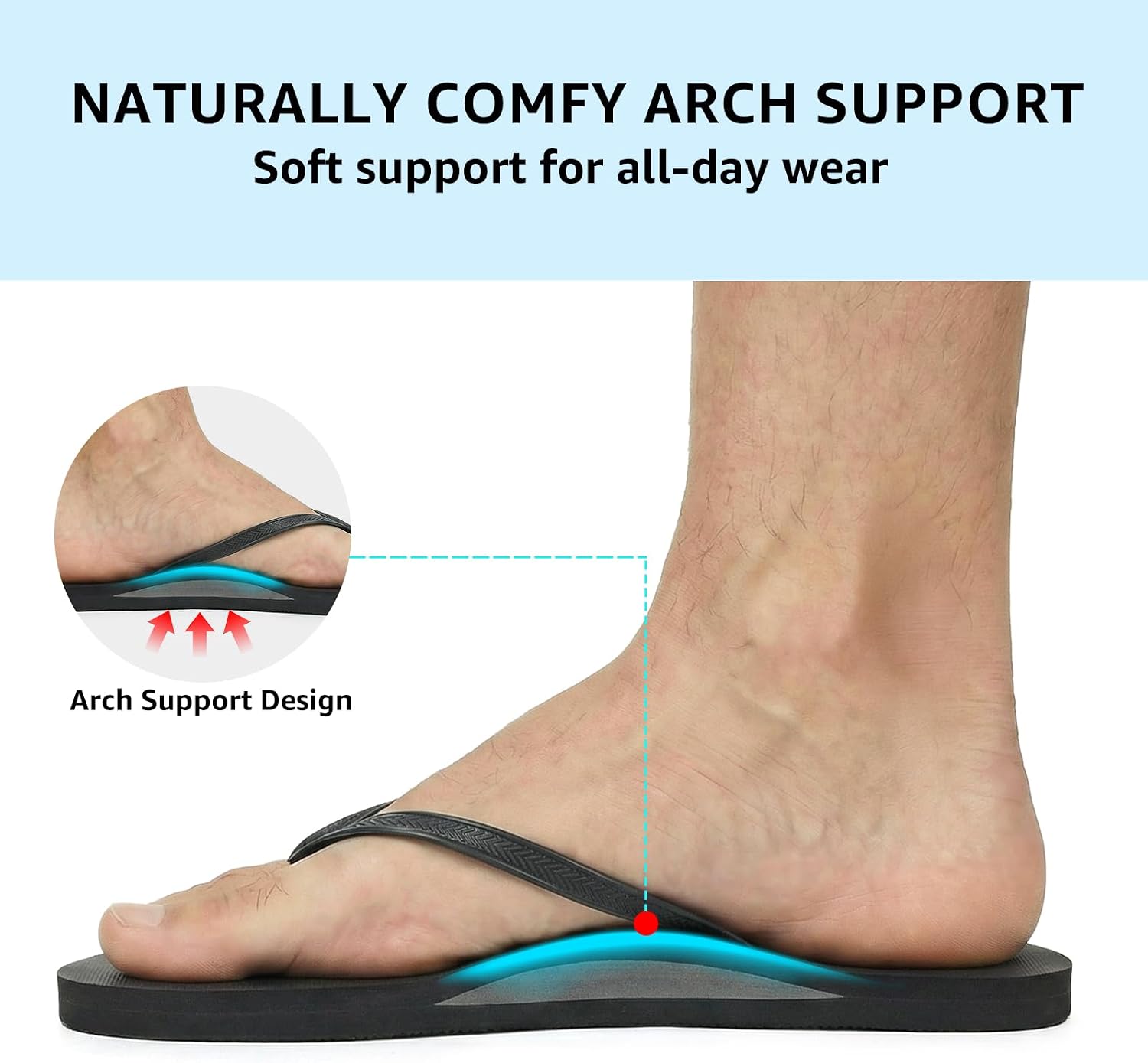SANDALIAS STQ ST251857 PARA HOMBRE CON SOPORTE DE ARCO Y SUELA ANTIDESLIZANTE - 5