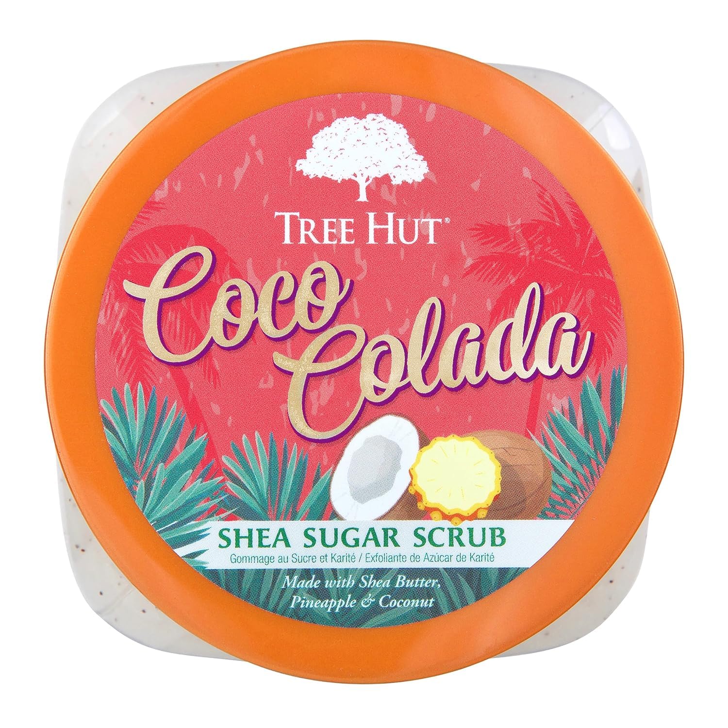 EXFOLIANTE CORPORAL TREE HUT COCO COLADA AZÚCAR, 18 OZ - 3