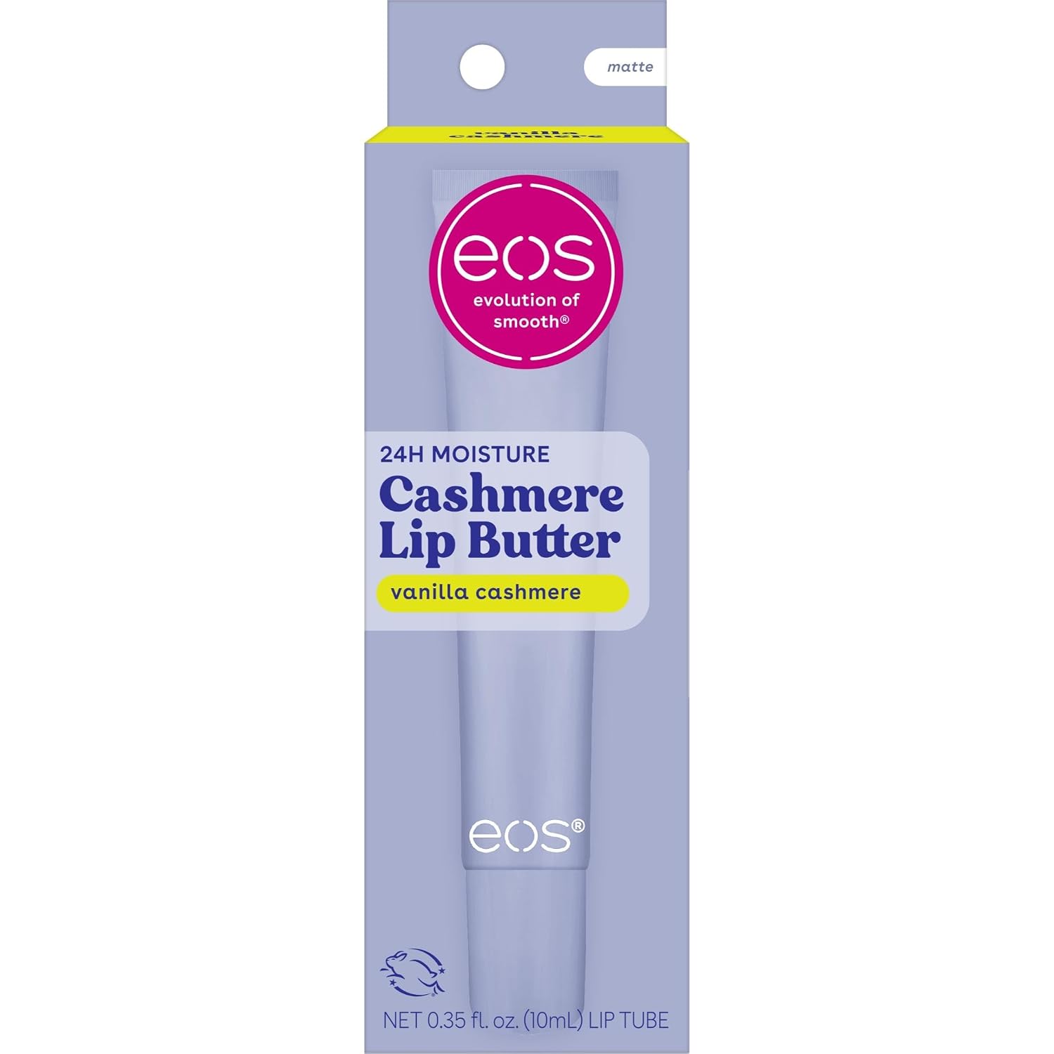 BÁLSAMO LABIAL EOS VANILLA CASHMERE CON PÉPTIDOS Y MANTECA DE KARITÉ 0.35 FL OZ - 1