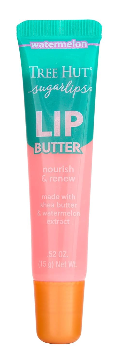 BÁLSAMO LABIAL TREE HUT MOISTURIZING WATERMELON LIP BUTTER 0.52 FL OZ - 1