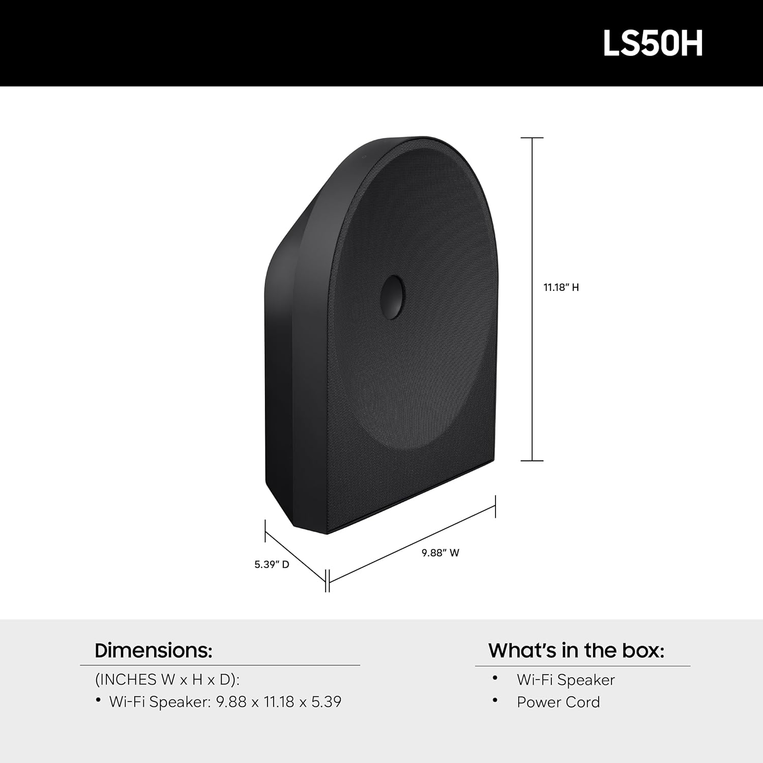 PARLANTE SAMSUNG MUSIC STUDIO 5 WIRELESS SMART SPEAKER HW-LS50H - 2
