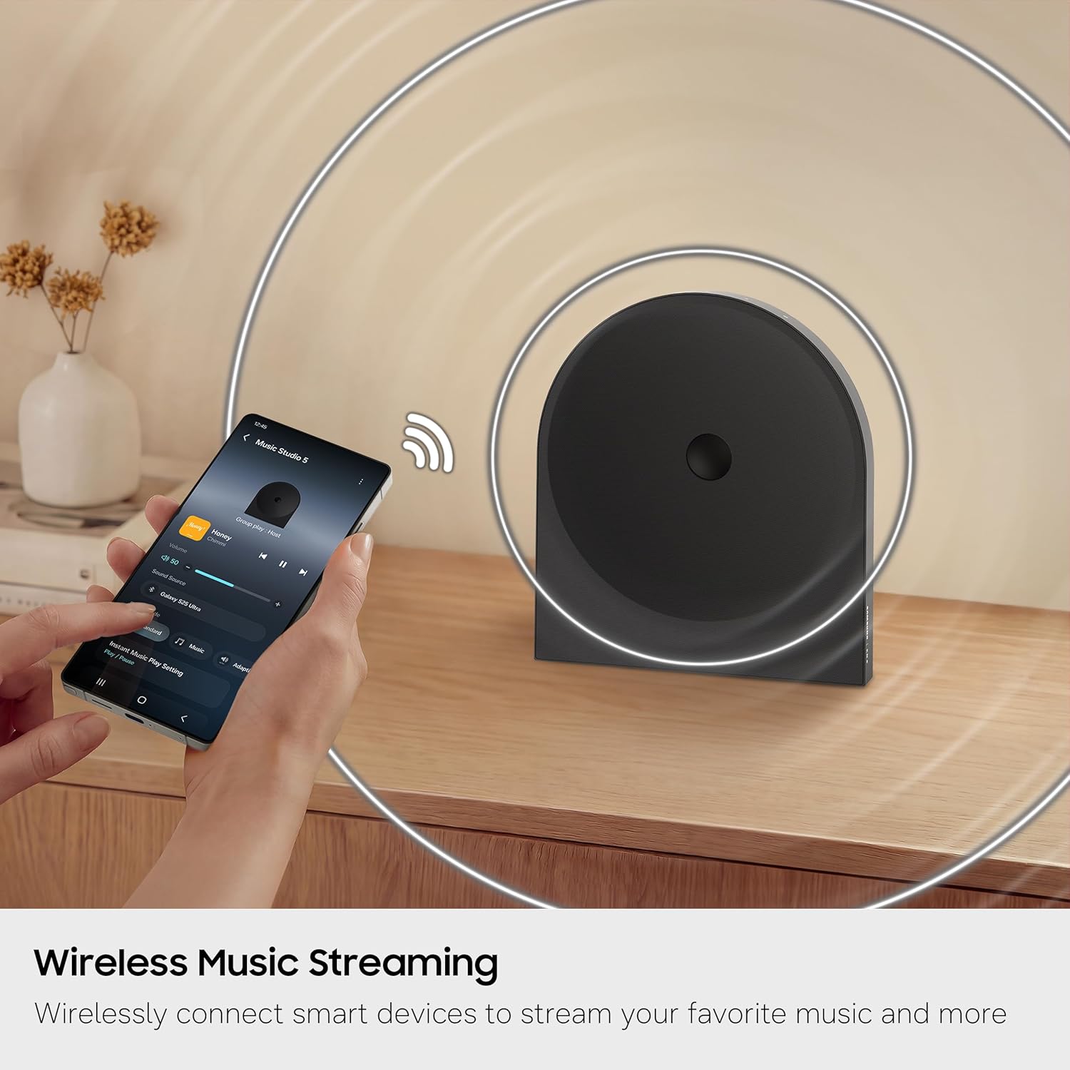PARLANTE SAMSUNG MUSIC STUDIO 5 WIRELESS SMART SPEAKER HW-LS50H - 4