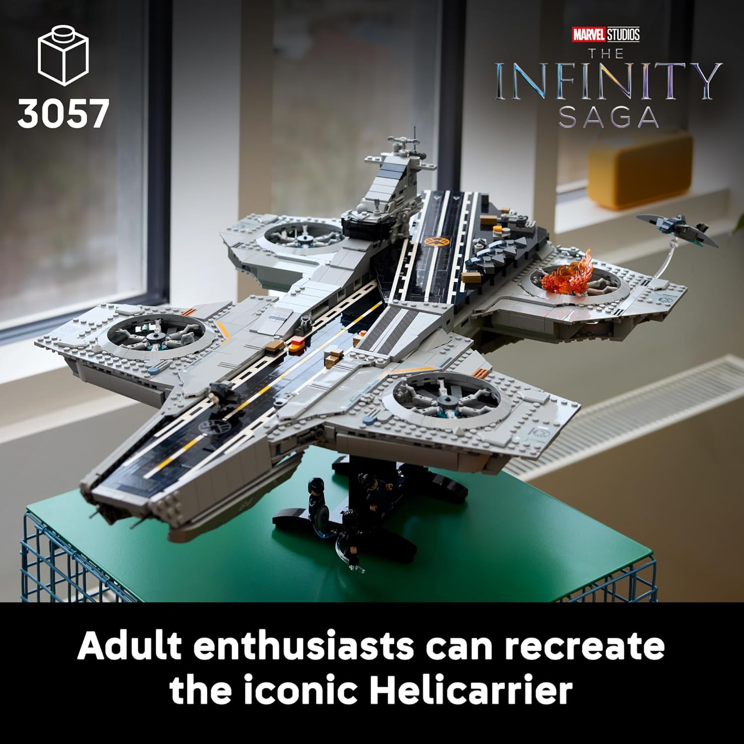SET DE CONSTRUCCIÓN LEGO MARVEL S.H.I.E.L.D. HELICARRIER 76354 - 2