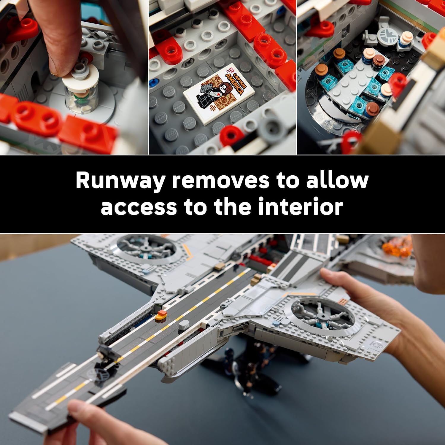 SET DE CONSTRUCCIÓN LEGO MARVEL S.H.I.E.L.D. HELICARRIER 76354 - 4