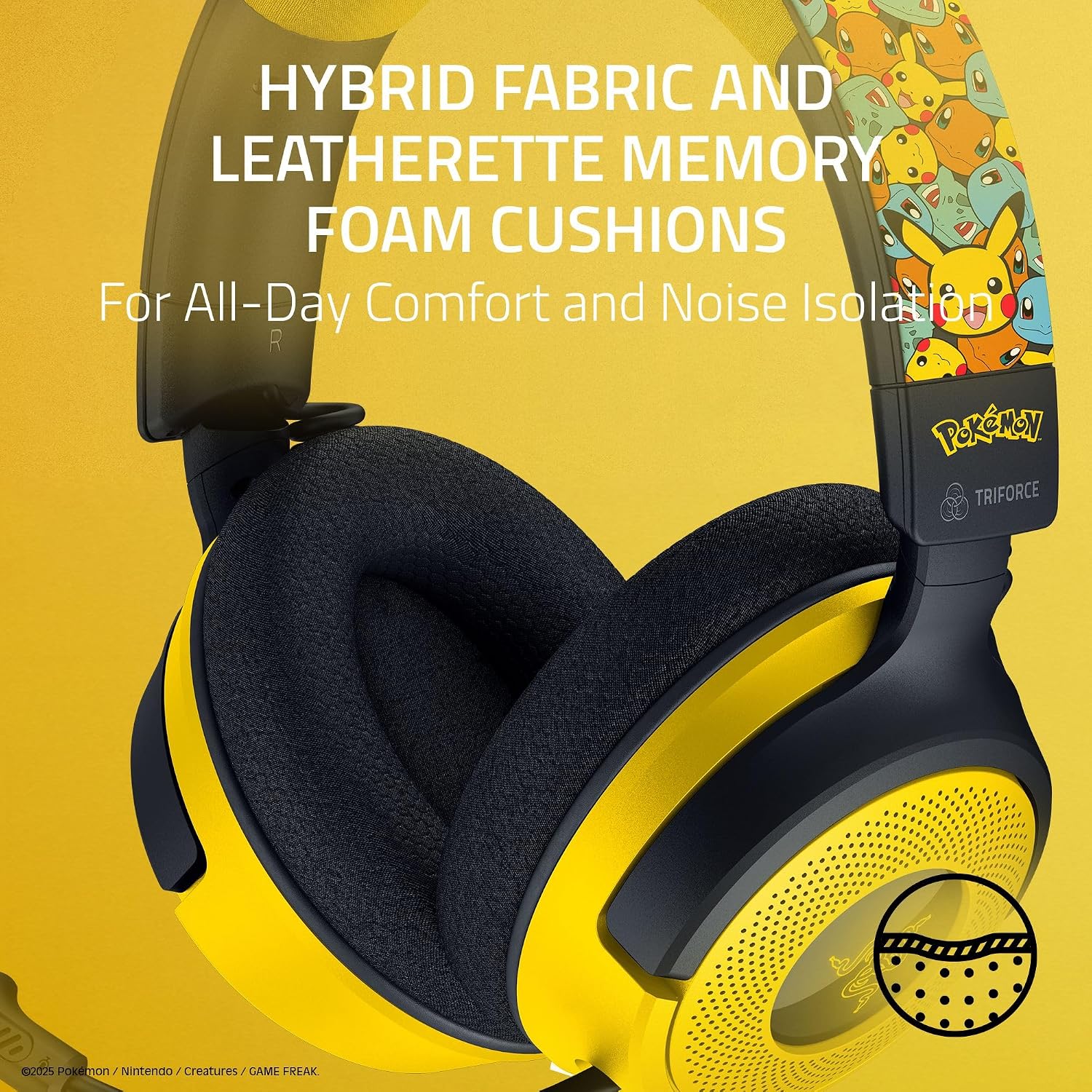 HEADSET RAZER KRAKEN V4 X POKÉMON EDITION USB-C - 5