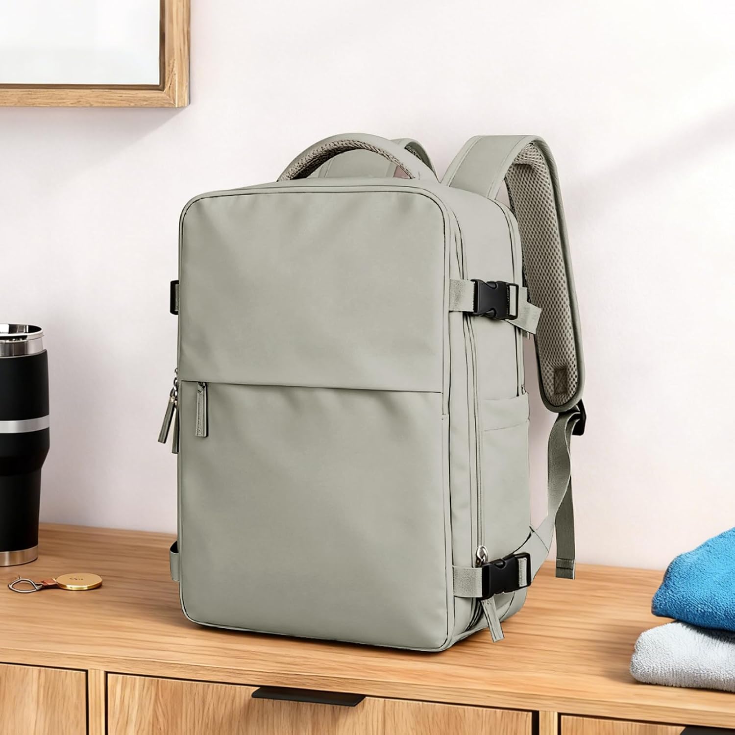 MOCHILA DE VIAJE COOWOZ CARRY ON BACKPACK PARA LAPTOP - 2