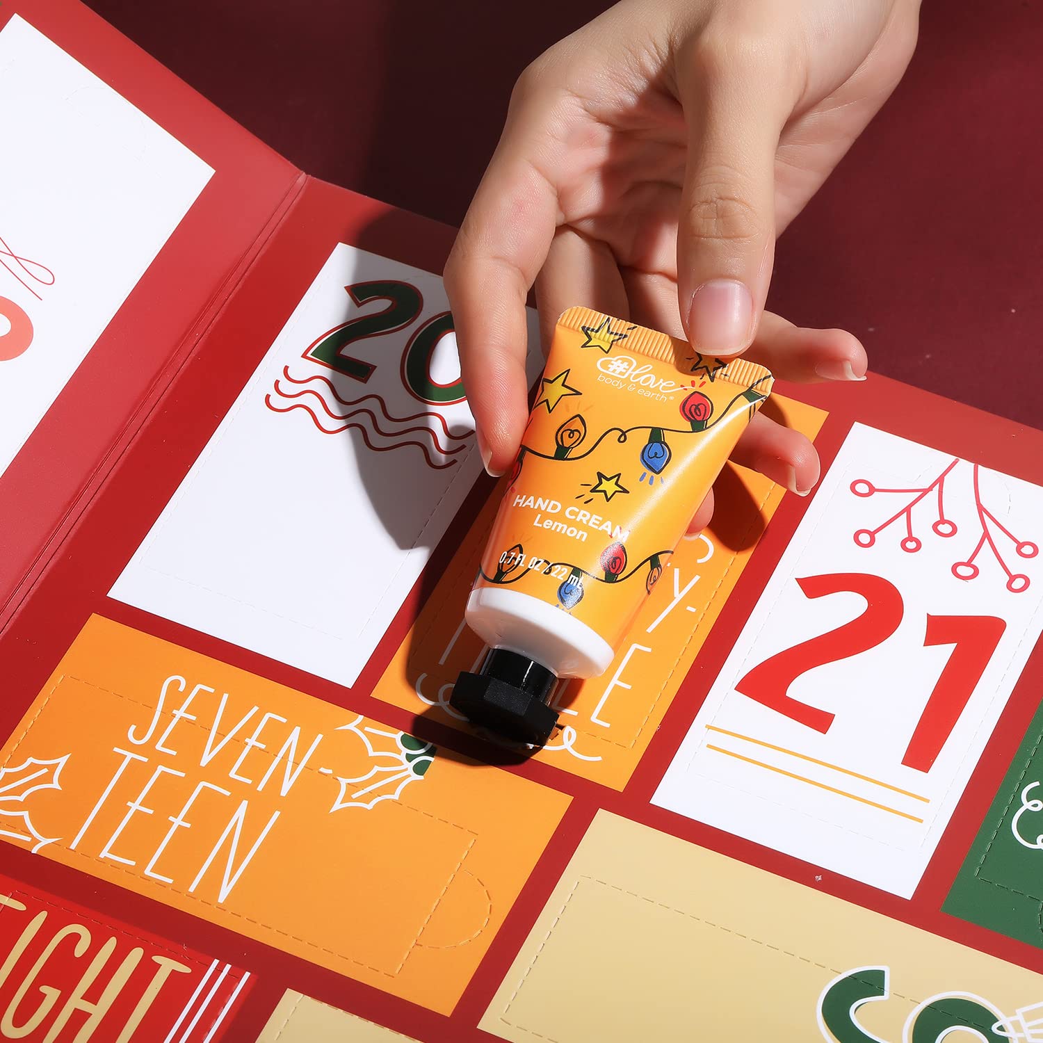 SET DE TRATAMIENTO CALENDARIO DE ADVIENTO BODY Y EARTH 24 DÍAS DE BELLEZA - 4