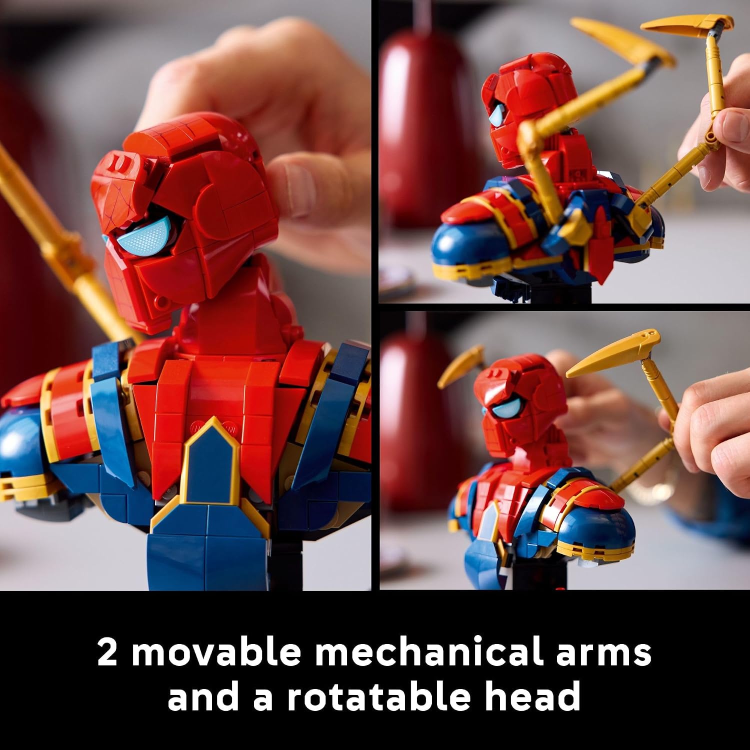 LEGO MARVEL IRON SPIDER-MAN BUST COLLECTIBLE SET 76326 - 4