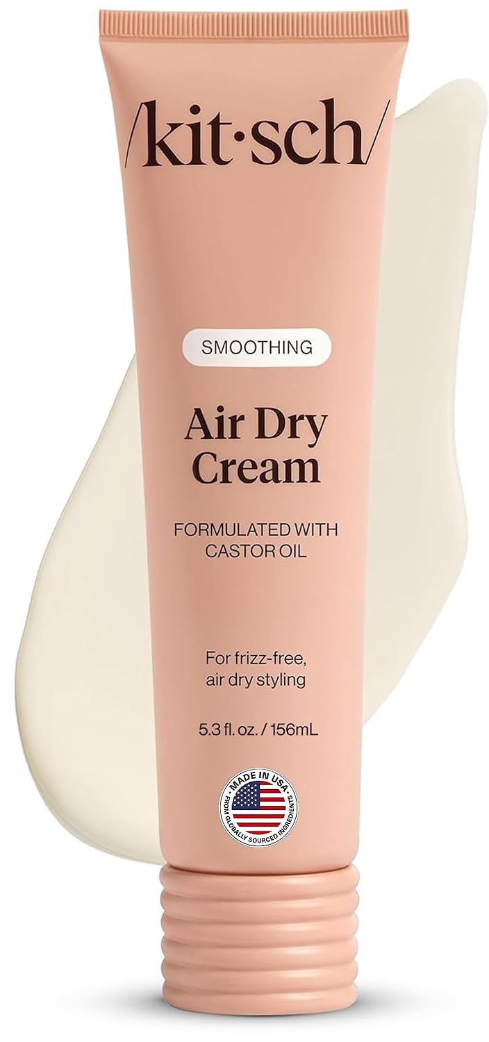 CREMA PARA PEINAR AIR DRY KITSCH CON ACEITE DE RICINO Y COCO 5.3 OZ - 1