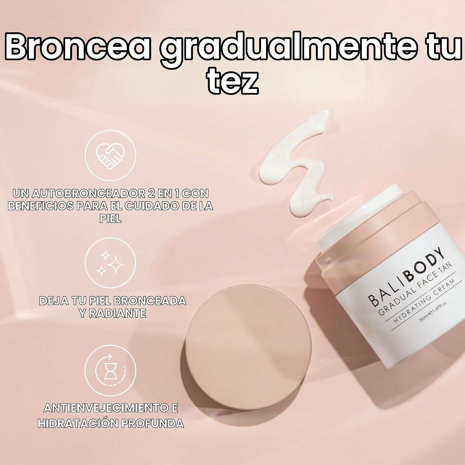 BALI BODY GRADUAL FACE TAN CREMA AUTOBRONCEANTE FACIAL 50 ML - 5