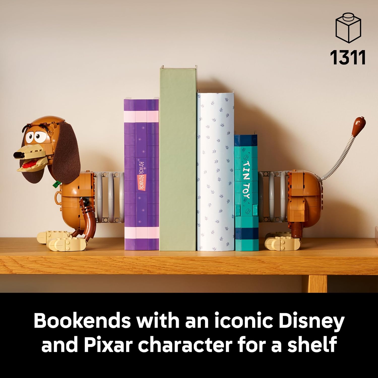 SET DE CONSTRUCCIÓN LEGO DISNEY Y PIXAR TOY STORY SLINKY DOG BOOKENDS 43301 - 3