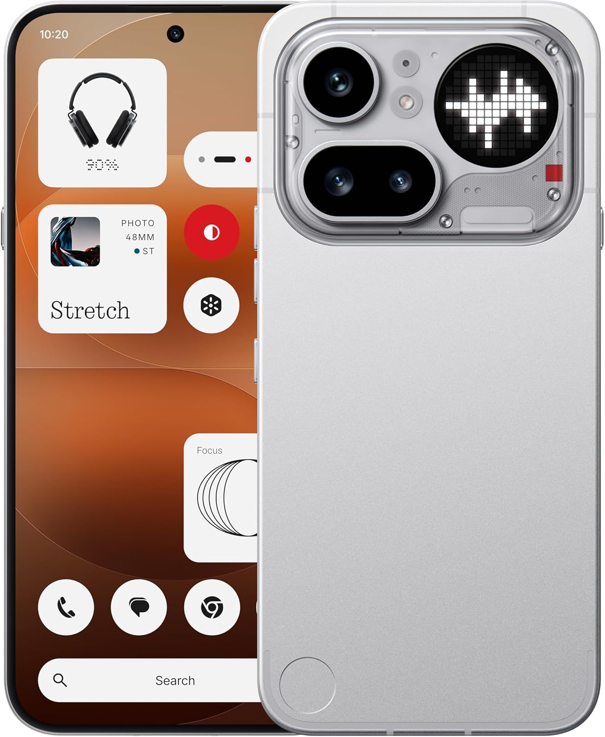 SMARTPHONE NOTHING PHONE 4A PRO DESBLOQUEADO ANDROID 16 PLATA 8GB 128GB - 1