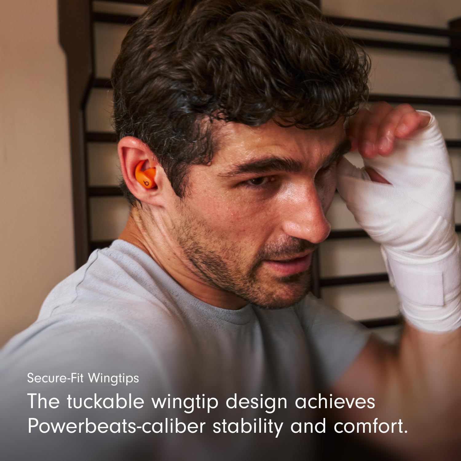 AUDÍFONOS BEATS POWERBEATS FIT TRUE WIRELESS NOISE CANCELLING NARANJA - 4