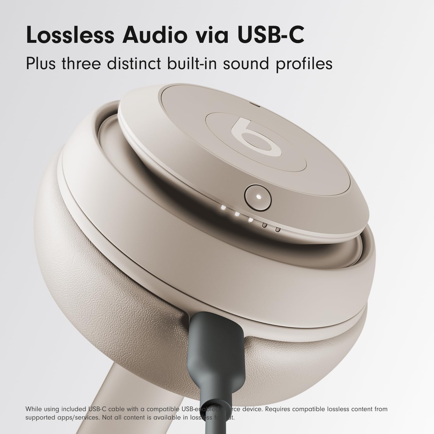 AUDÍFONOS BEATS STUDIO PRO OVER-EAR WIRELESS SANDSTONE - 5