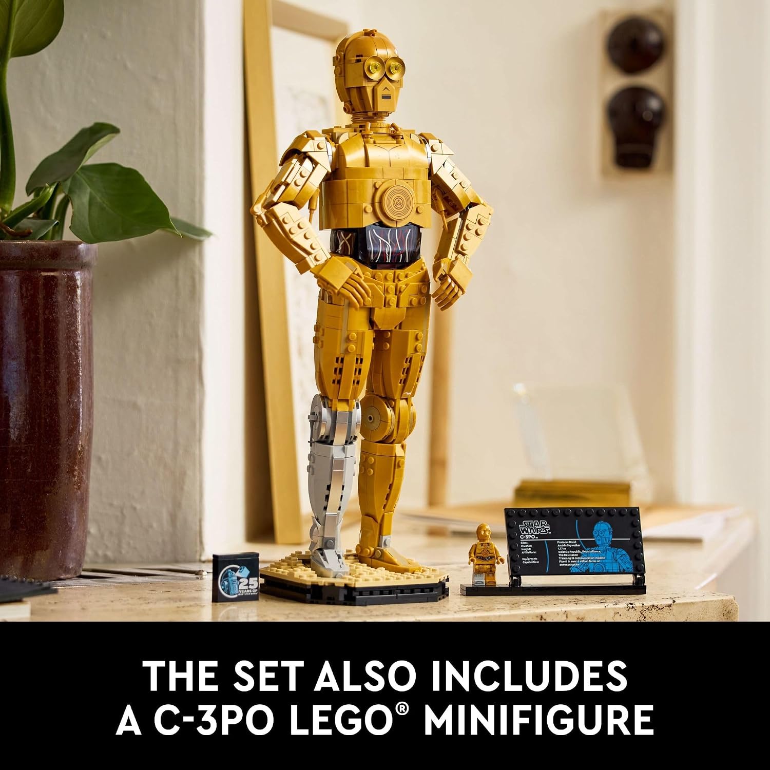 LEGO STAR WARS C-3PO FIGURA DROIDE CONSTRUIBLE 75398 - 5
