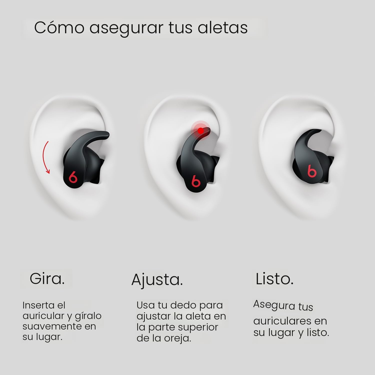 AUDÍFONOS BEATS FIT PRO TRUE WIRELESS CON CANCELACIÓN DE RUIDO ACTIVA NEGRO - 3
