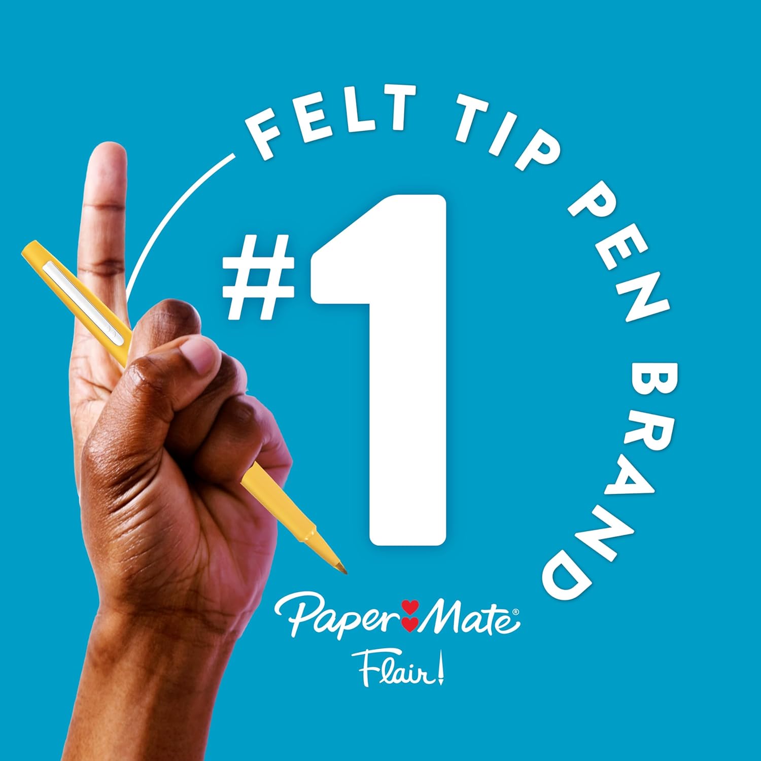 LÁPICES PAPER MATE FLAIR PUNTA FIELTRO MEDIANA COLORES SURTIDOS 24 UNIDADES - 5