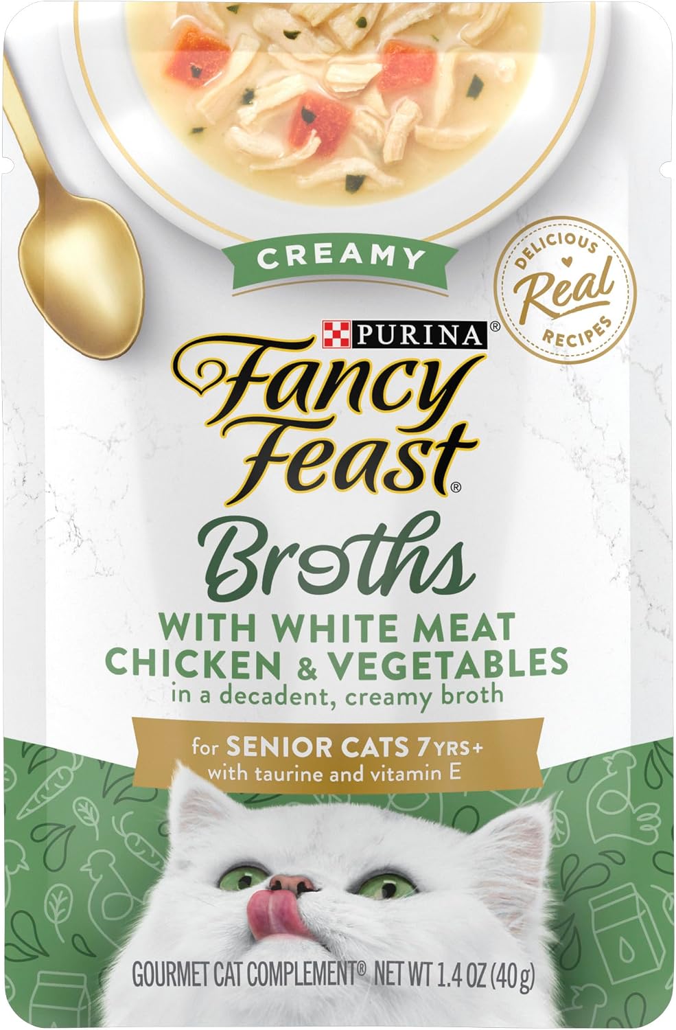 ALIMENTO HÚMEDO PURINA FANCY FEAST SENIOR PARA GATOS POLLO Y VERDURAS 16 UNIDADES 1.4 OZ - 1