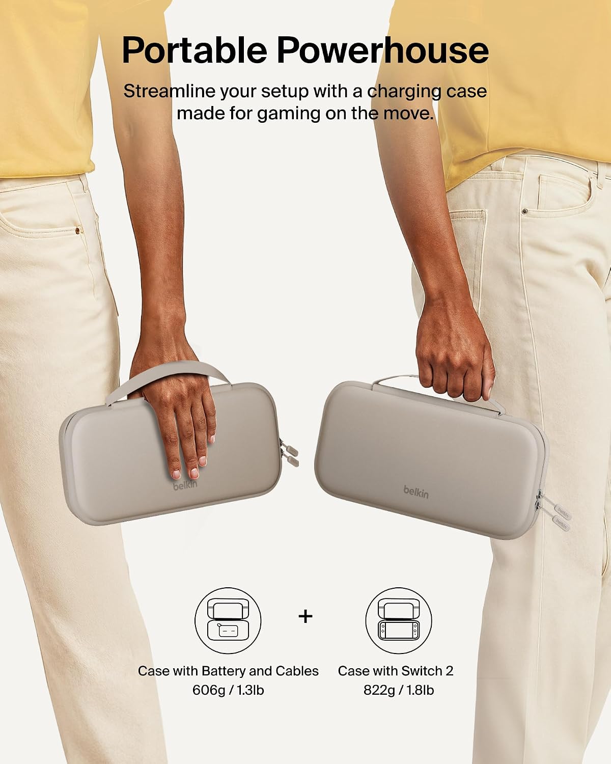 FUNDA BELKIN NINTENDO SWITCH 2 CON POWER BANK 10000MAH Y CARGA 20W - 4