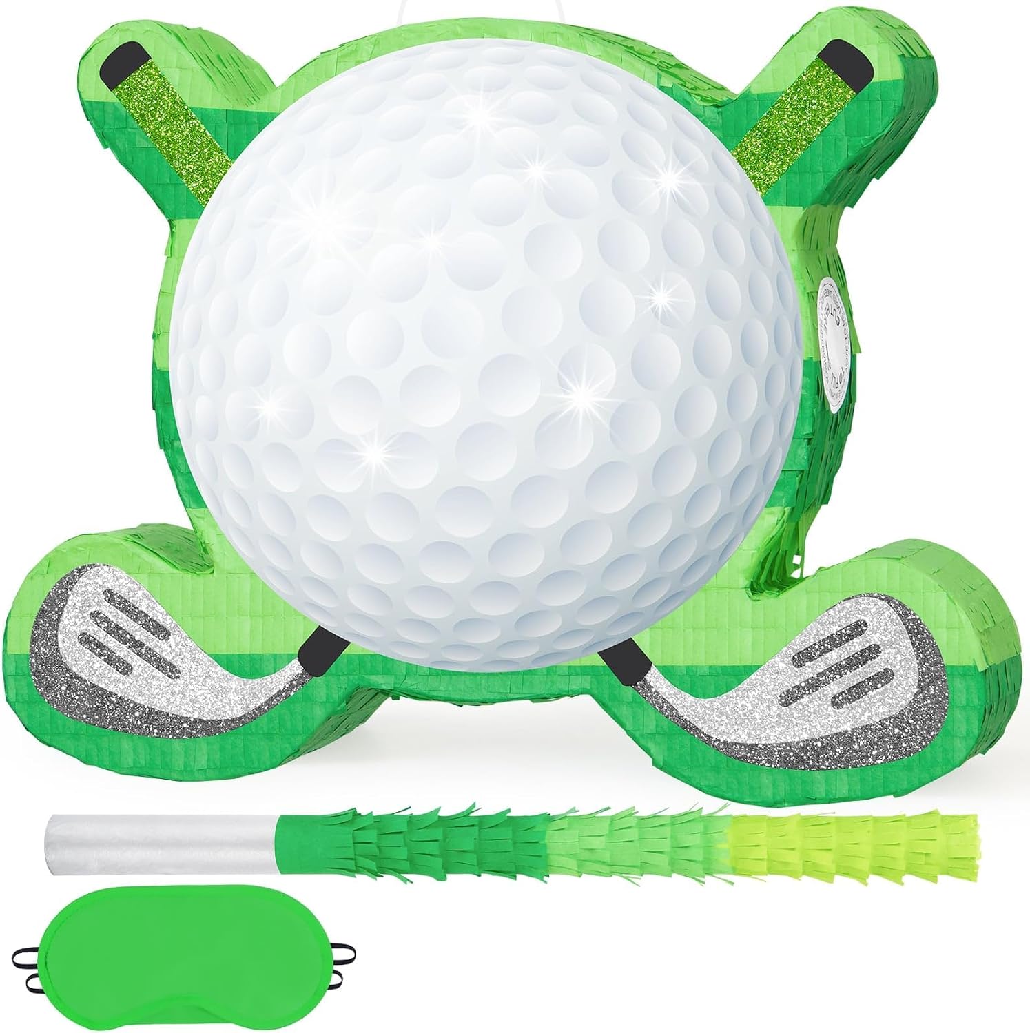 PIÑATA WERNNSAI PELOTA DE GOLF VERDE CON PALO - 1