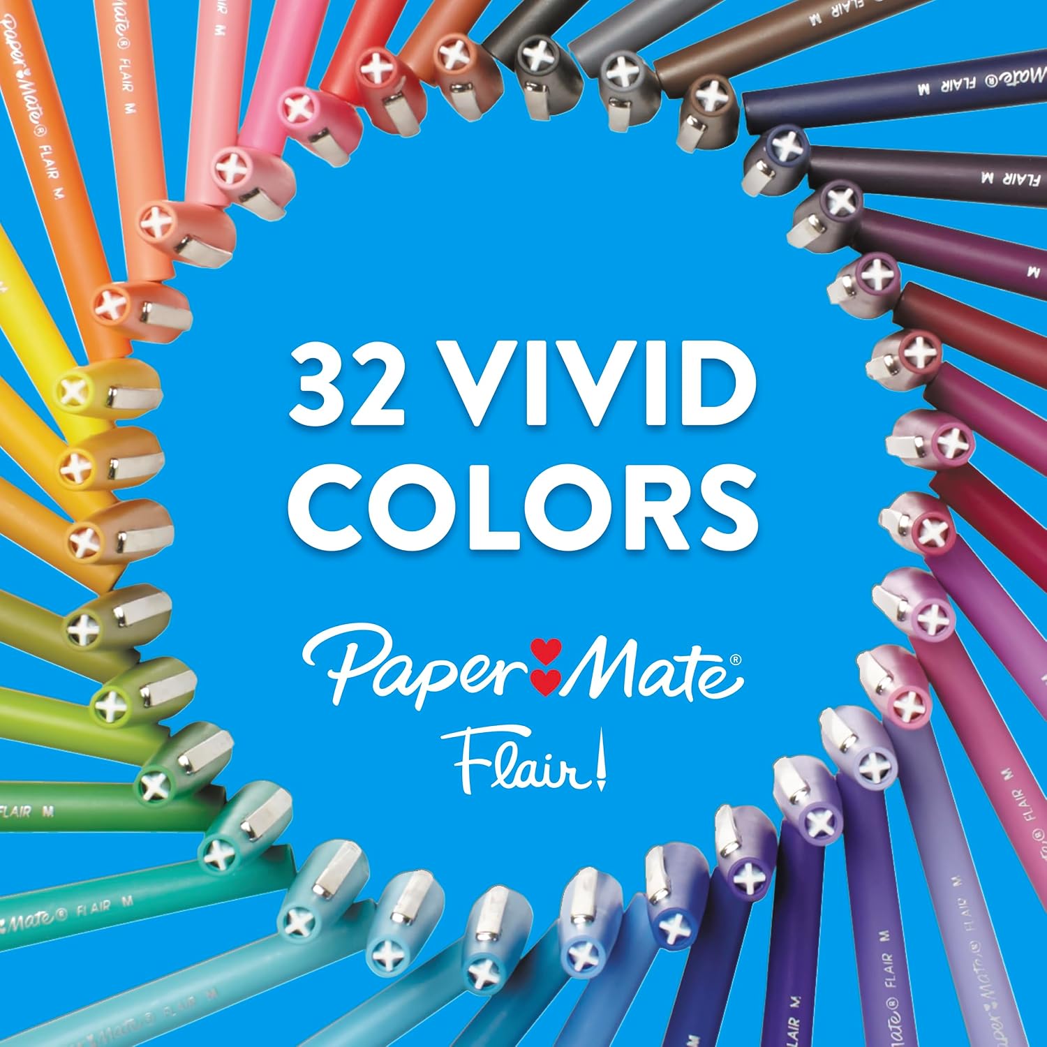LÁPICES PAPER MATE FLAIR PUNTA FIELTRO MEDIANA 0.7MM COLORES SURTIDOS PACK 144 - 2