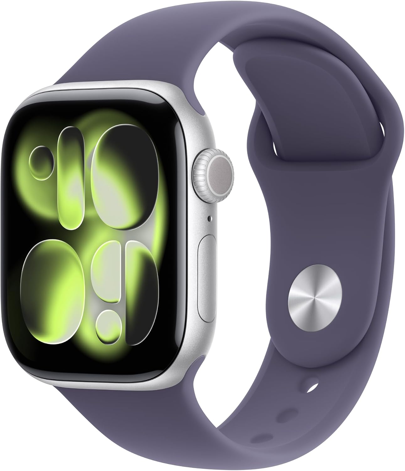 APPLE WATCH SERIES 11 GPS 42MM CAJA ALUMINIO PLATA CON CORREA SPORT PURPLE FOG - 1