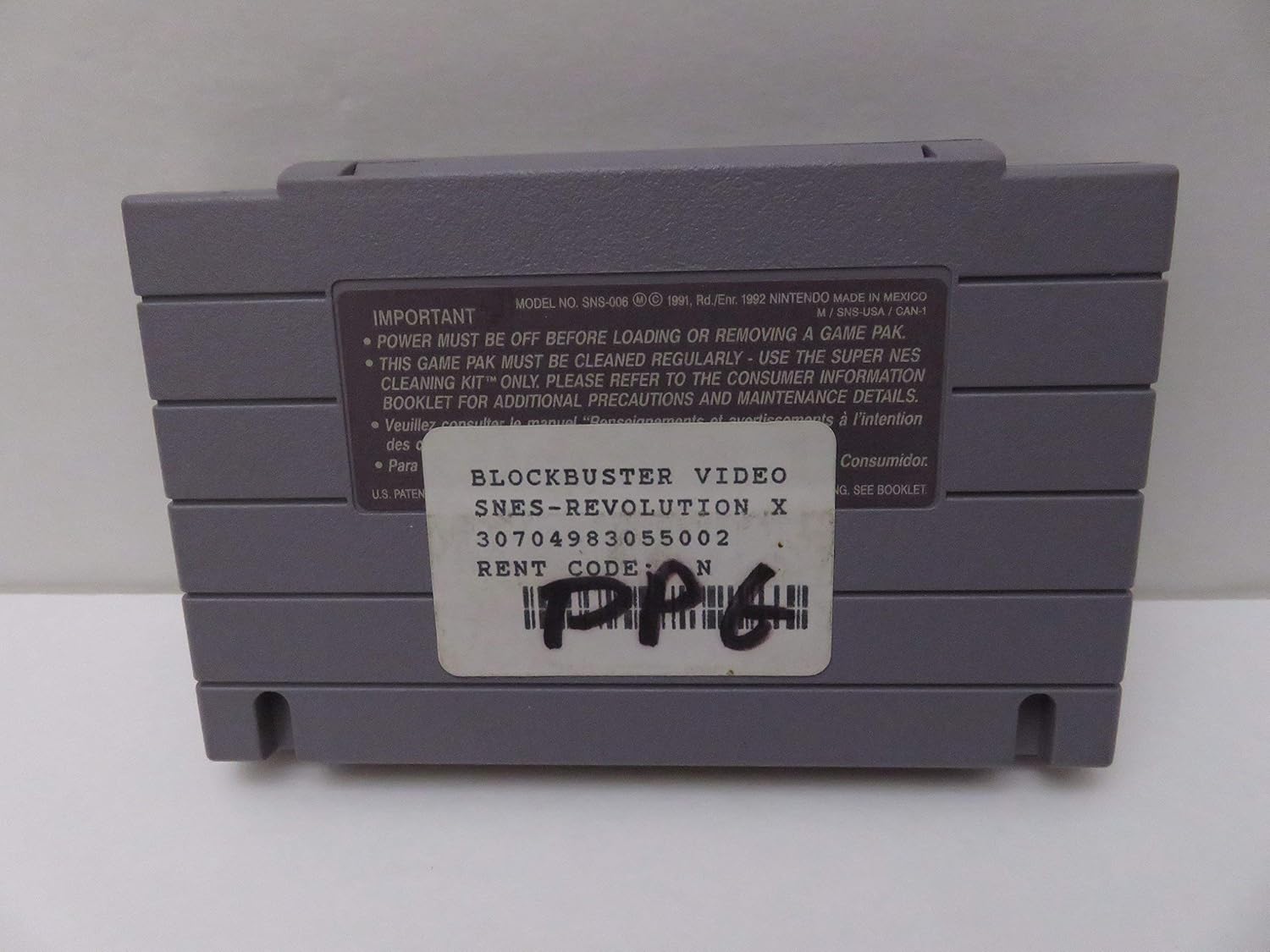 VIDEOJUEGO REVOLUTION X NINTENDO SUPER NES - 2