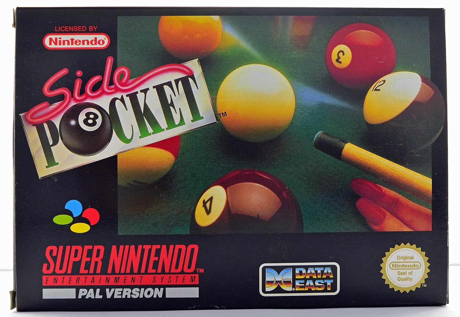 VIDEOJUEGO SIDE POCKET PARA NINTENDO SNES - 1
