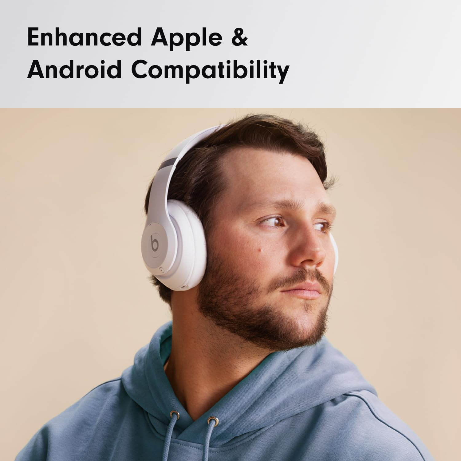 AUDÍFONOS BEATS STUDIO PRO OVER-EAR INALÁMBRICOS BLANCO MATE - 5