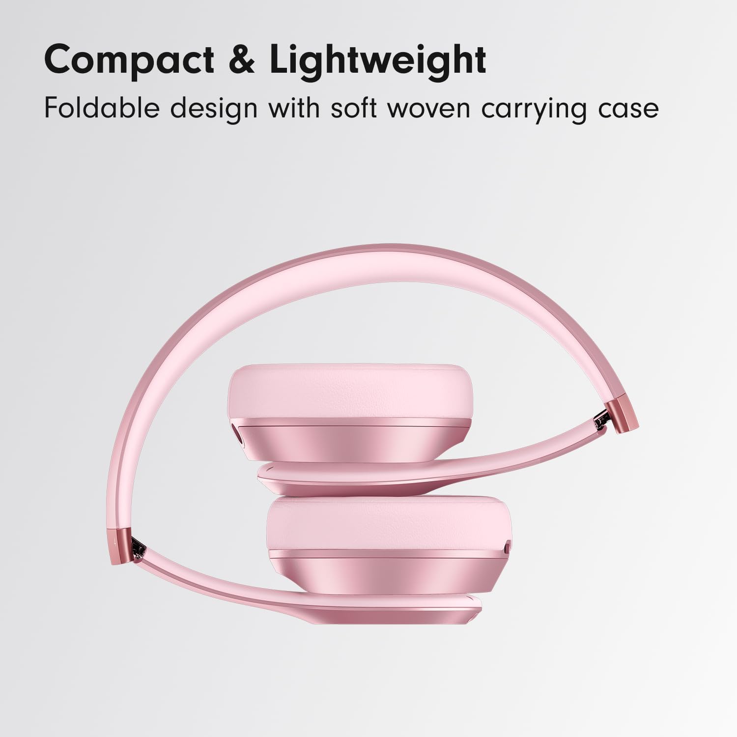 AUDÍFONOS BEATS SOLO 4 WIRELESS ON-EAR BLUETOOTH ROSA METÁLICO - 5