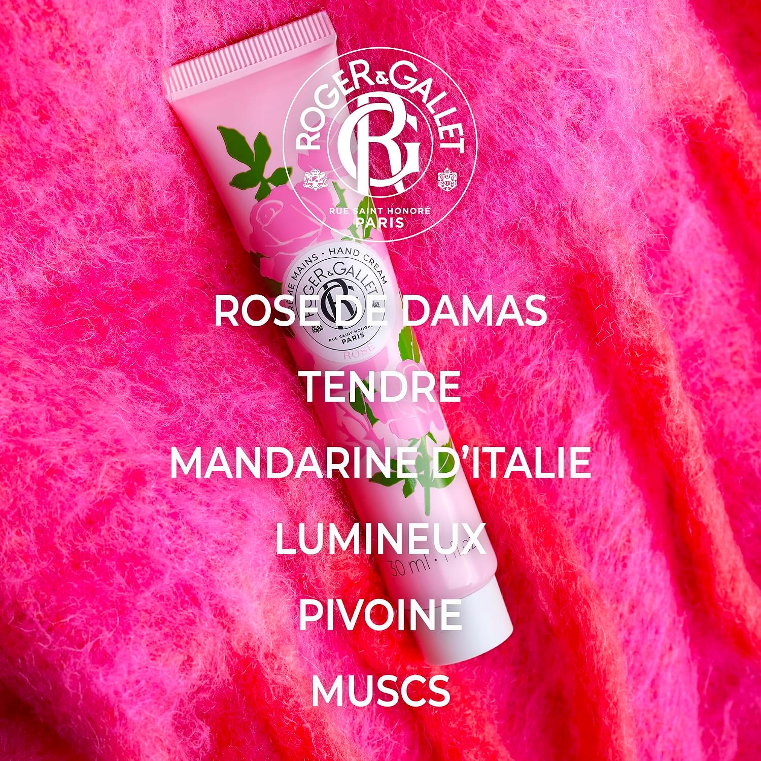 CREMA PARA MANOS Y UÑAS ROGER Y GALLET ROSA 30ML - 2