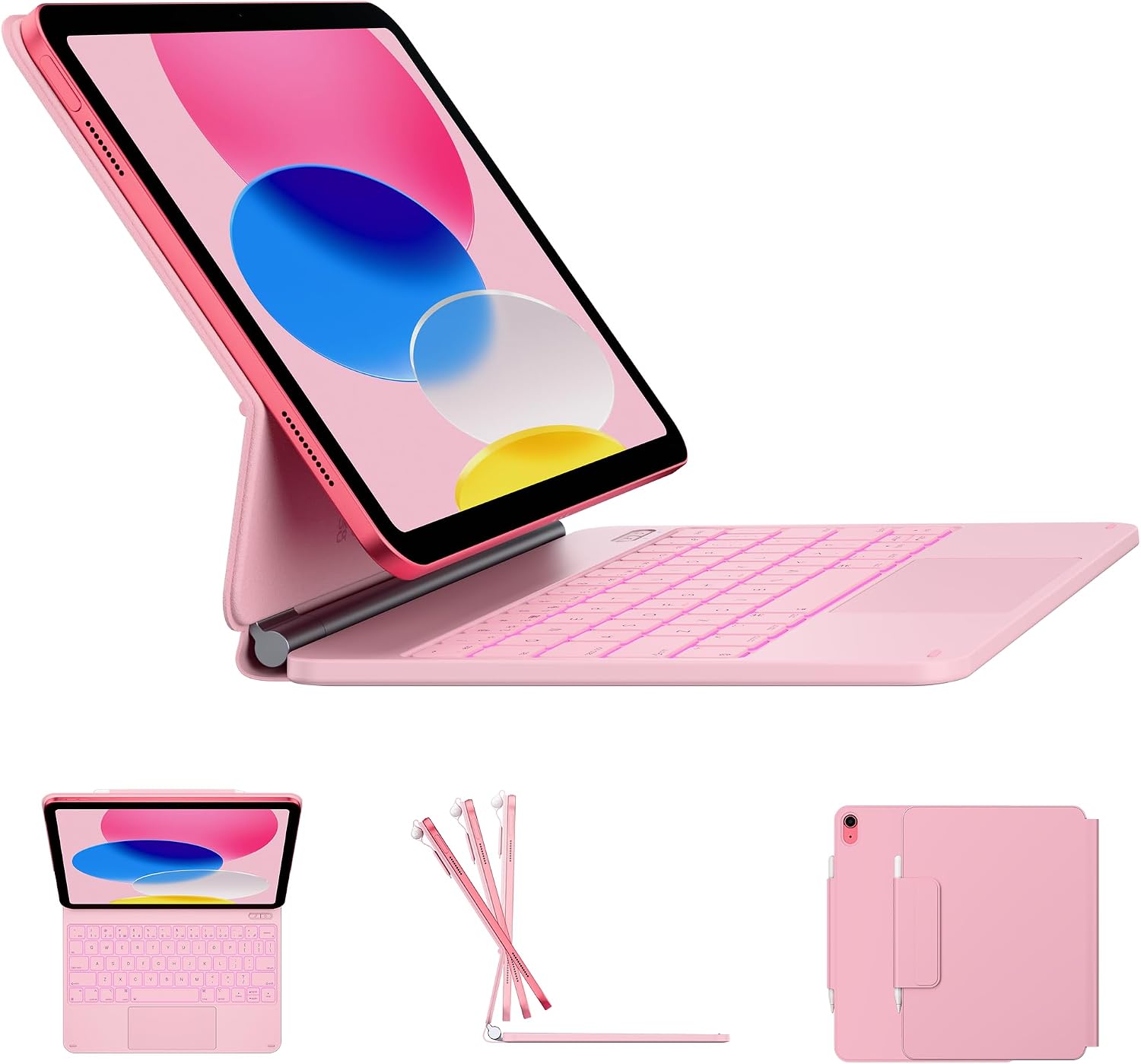 CASE TYPECASE EDGE IPAD A16 11.ª/10.ª GENERACIÓN CON TECLADO Y STAND MAGNÉTICO FLOTANTE - 1