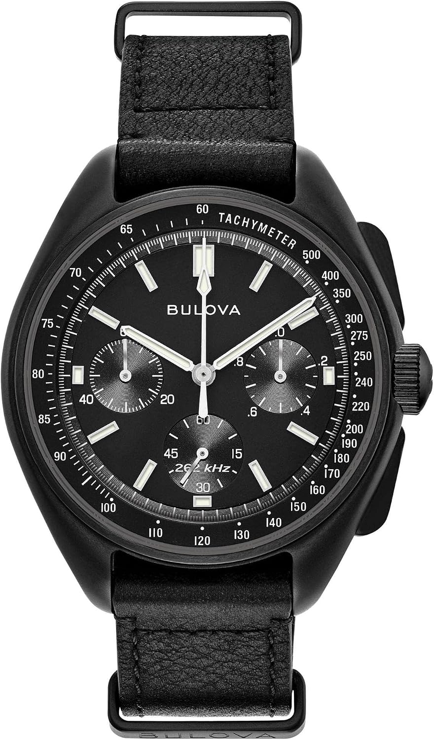 RELOJ BULOVA ARCHIVE SERIES LUNAR PILOT CRONÓGRAFO 6 AGUJAS ACERO ION NEGRO CORREA NATO - 1