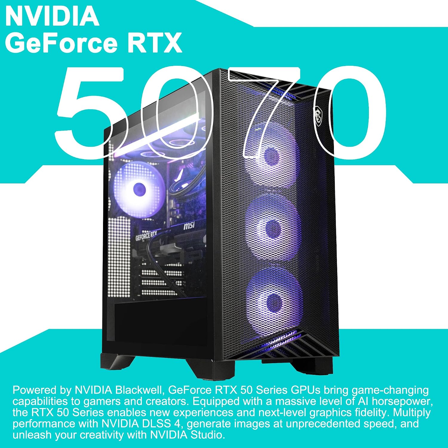 COMPUTADORA DE ESCRITORIO MSI AEGIS ZS2 GAMING AMD RYZEN 9 9900X 32GB RAM 4TB SSD RTX 5070 - 4