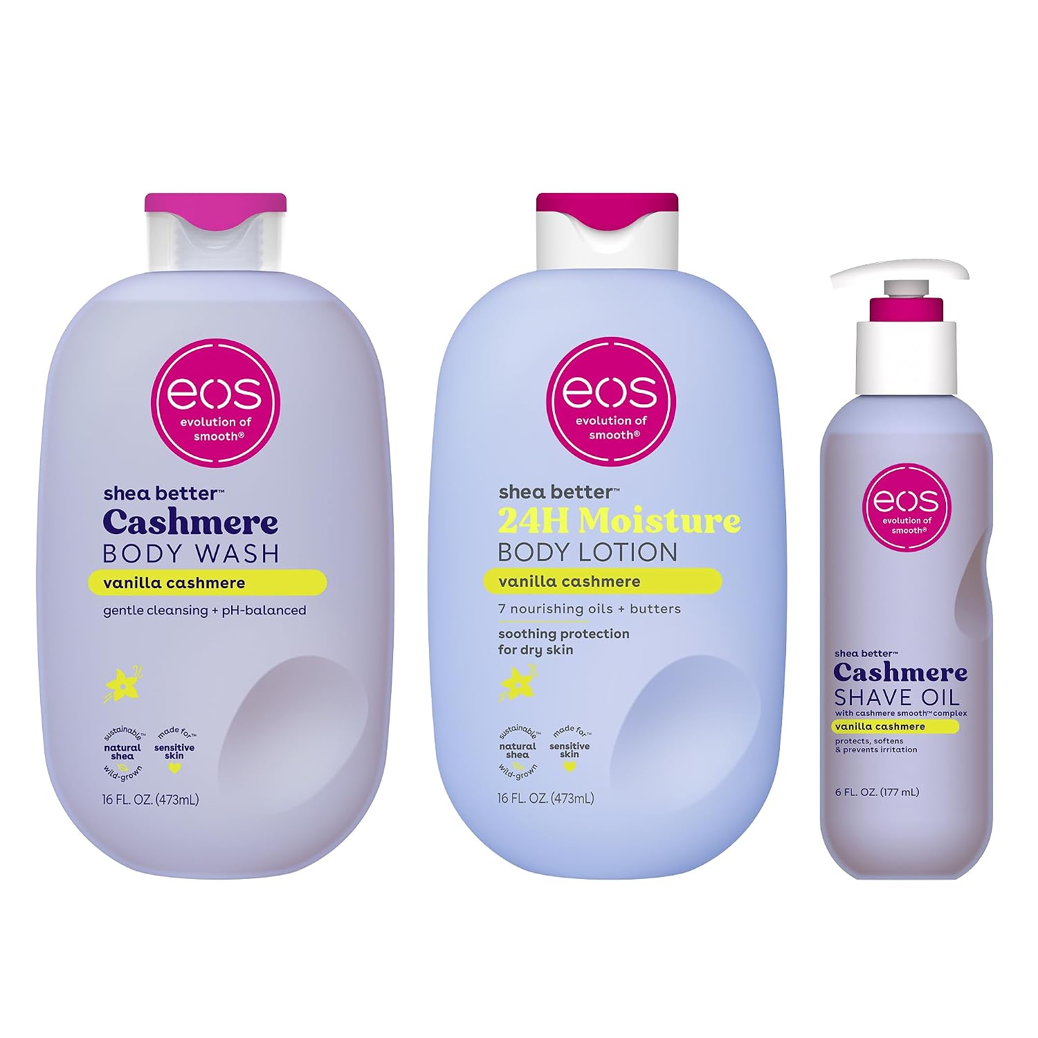 SET DE BAÑO EOS SHOWER ESSENTIALS BUNDLE VAINILLA CASHMERE - 1