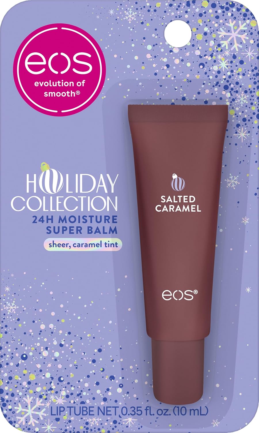 BÁLSAMO LABIAL TINTADO EOS HOLIDAY SUPER BALM SALTED CARAMEL 0.35 FL OZ - 1
