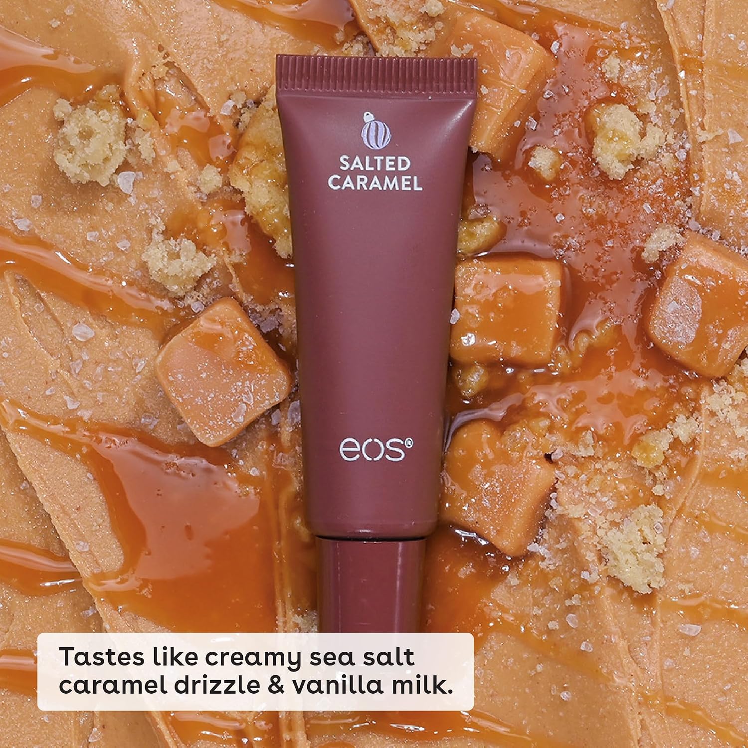 BÁLSAMO LABIAL TINTADO EOS HOLIDAY SUPER BALM SALTED CARAMEL 0.35 FL OZ - 2