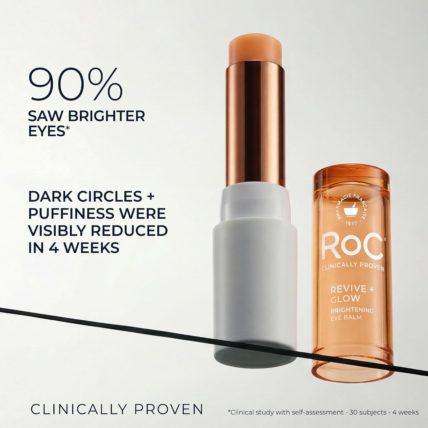 ROC MULTI CORREXION EYE BALM CON VITAMINA C 0.14 OZ CONTORNO DE OJOS ILUMINADOR - 4