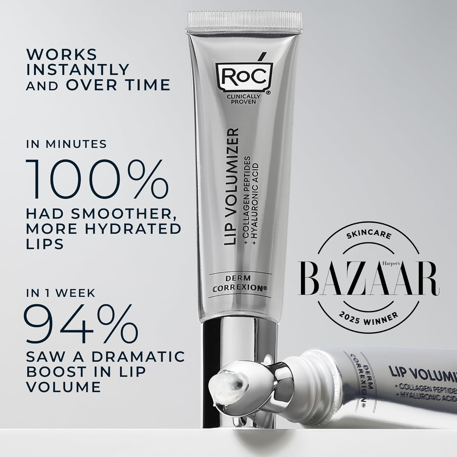 SÉRUM VOLUMINIZADOR DE LABIOS ROC DERM CORREXION CON ÁCIDO HIALURÓNICO 10ML - 4