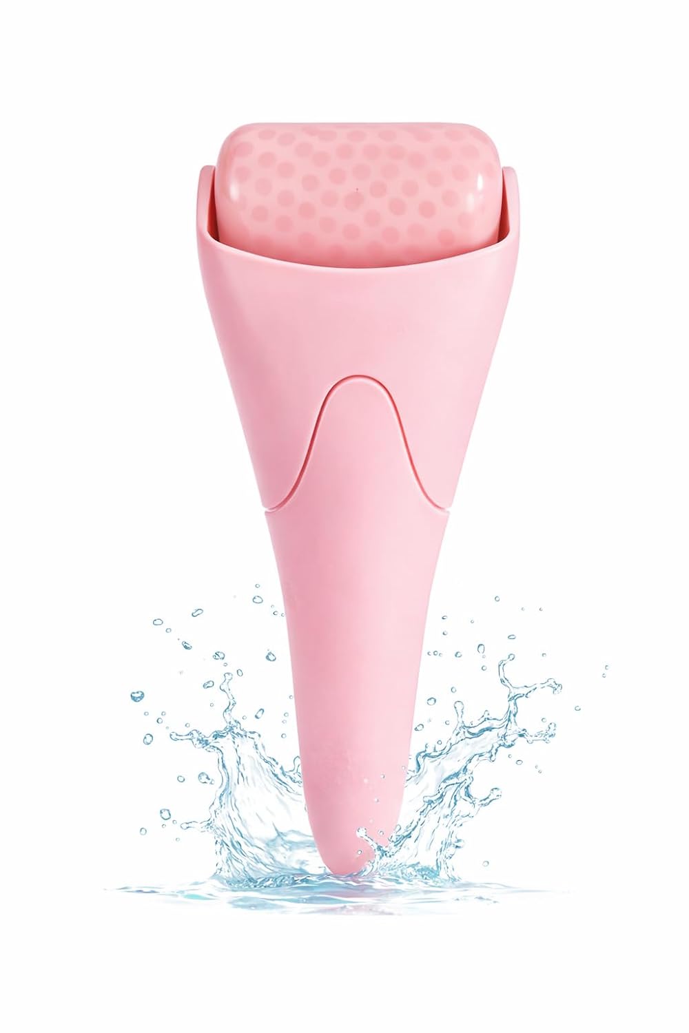 RODILLO DE HIELO FACIAL HUEFULL ROSA PARA MASAJE Y CUIDADO DE PIEL - 1