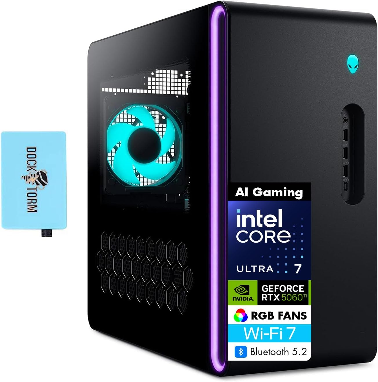 COMPUTADORA DE ESCRITORIO ALIENWARE AURORA ACT1250 INTEL ULTRA 7 265F RTX 5060 TI 32GB DDR5 1TB SSD - 1