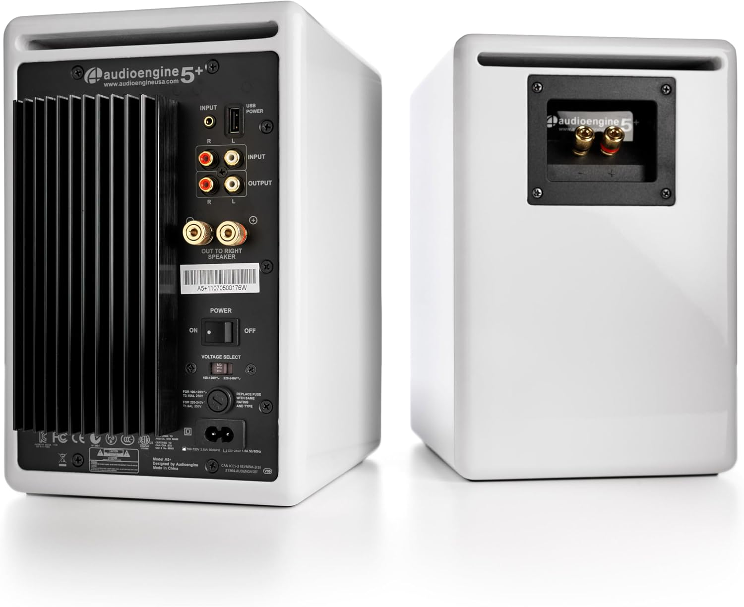 PARLANTES AUDIOENGINE A5+ WIRED BOOKSHELF SPEAKERS 150W - 2