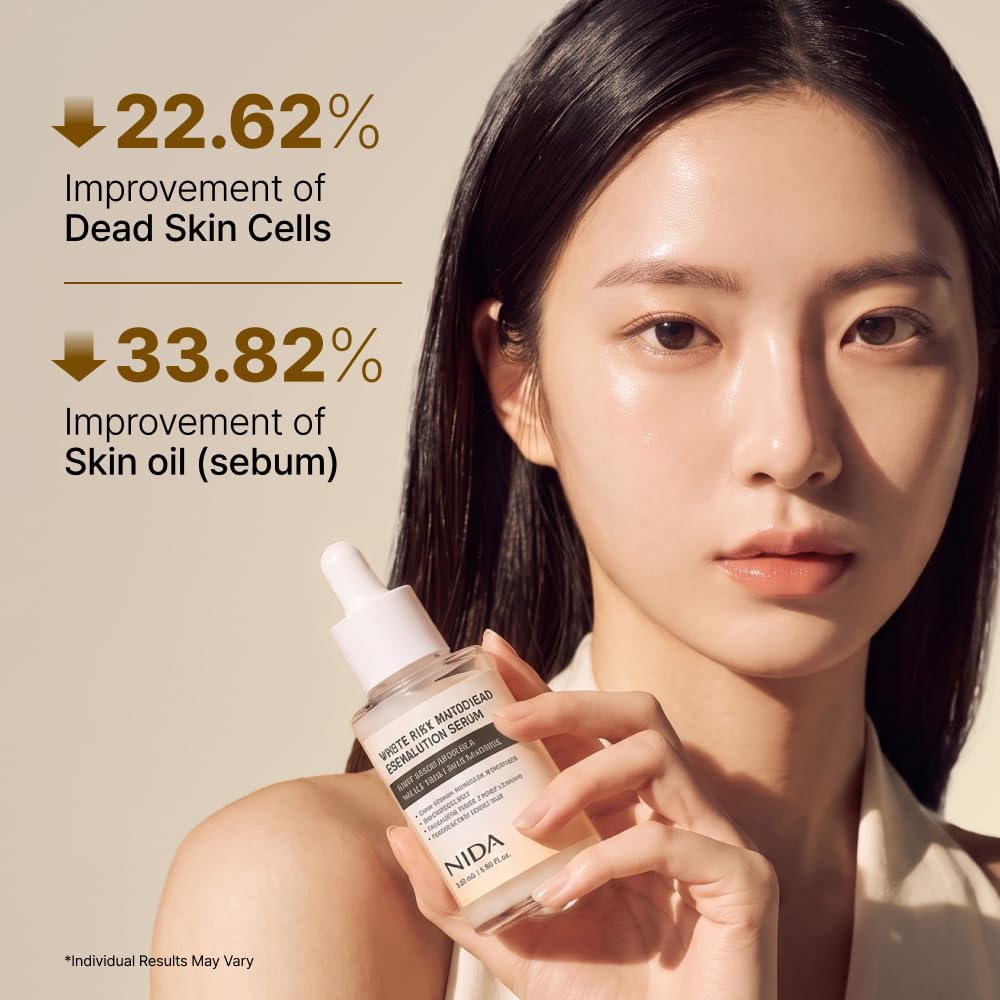 SUERO EXFOLIANTE NIDA WHITE RICE WHITEHEAD 50ML - 3