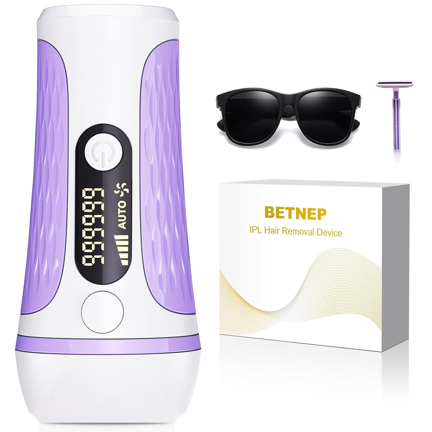 DEPILADOR IPL BETNEP AI08 PARA ROSTRO, PIERNAS, BRAZOS Y LÍNEA DE BIKINI - 1