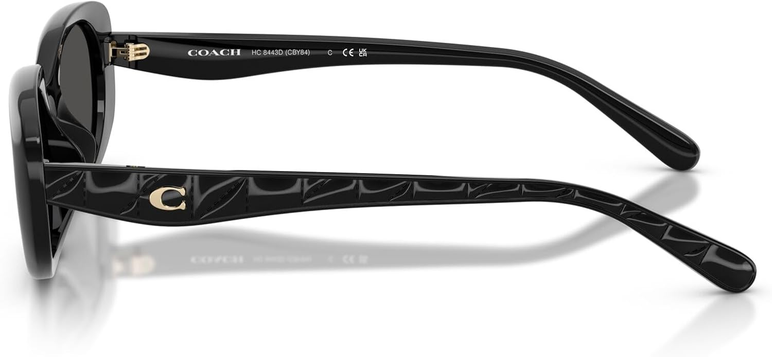 LENTES DE SOL COACH HC8443D OVALADOS CON DETALLES ACOLCHADOS - 3